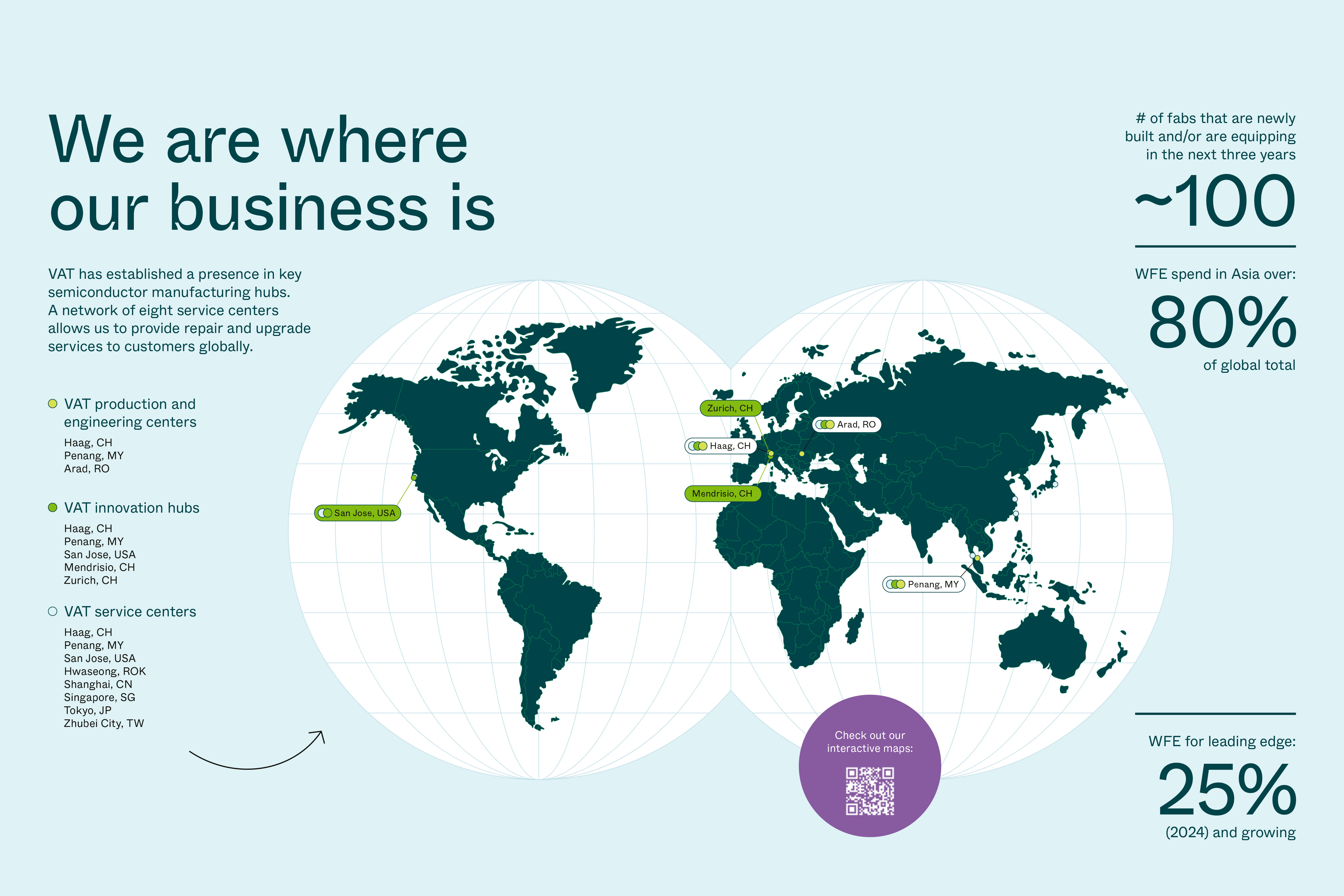 We are where our business is