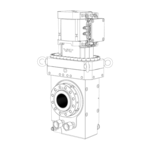 ITER Type 3 マイクロ波伝送線路用 UHV オールメタルゲートバルブ（コルゲート）