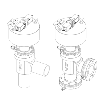 ITER Type 51 - UHV All-Metal Angle Valve