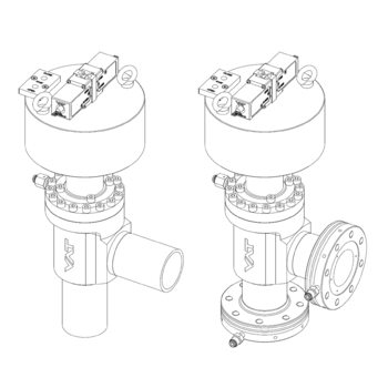 ITER Type 5 - UHV All-Metal Angle Valve