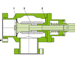 57.0 XHV All-Metal Angle Valve
